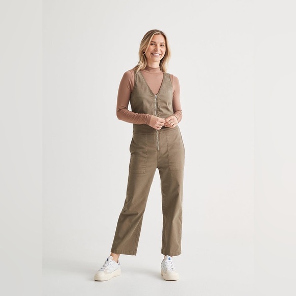 Duer | Live Free Jumpsuit - Olive | - Picture 9 of 11